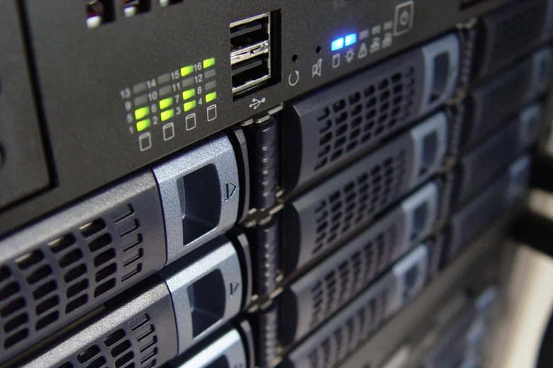 Windows server technology in rack
