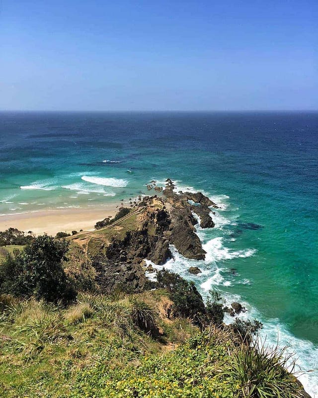 Near Byron Bay lighthouse on the walk back to Watego’s beach — Gooroo