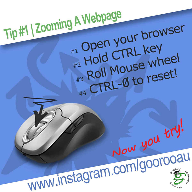 Infogram series - Tip #1, Zooming a webpage