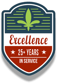 Gooroo Technical Services 25-years service excellence badge
